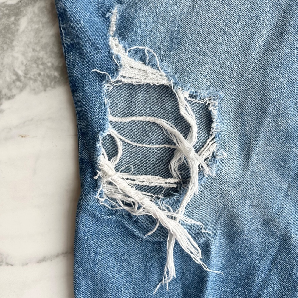 Higher High-Waisted OG Straight Ripped Jeans - Picture 3 of 6